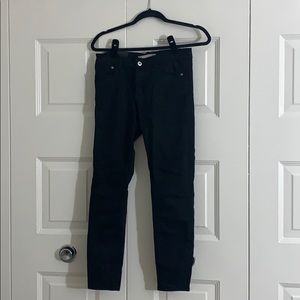 Zara black mid rise jeans